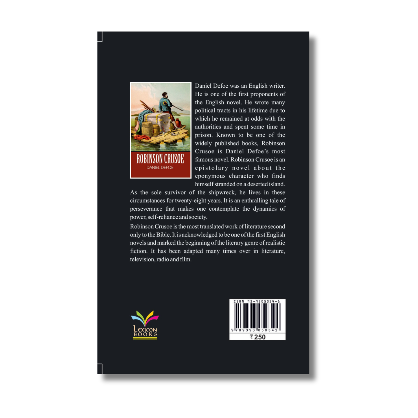 Robinson Crusoe By Daniel Defoe (Paperback)