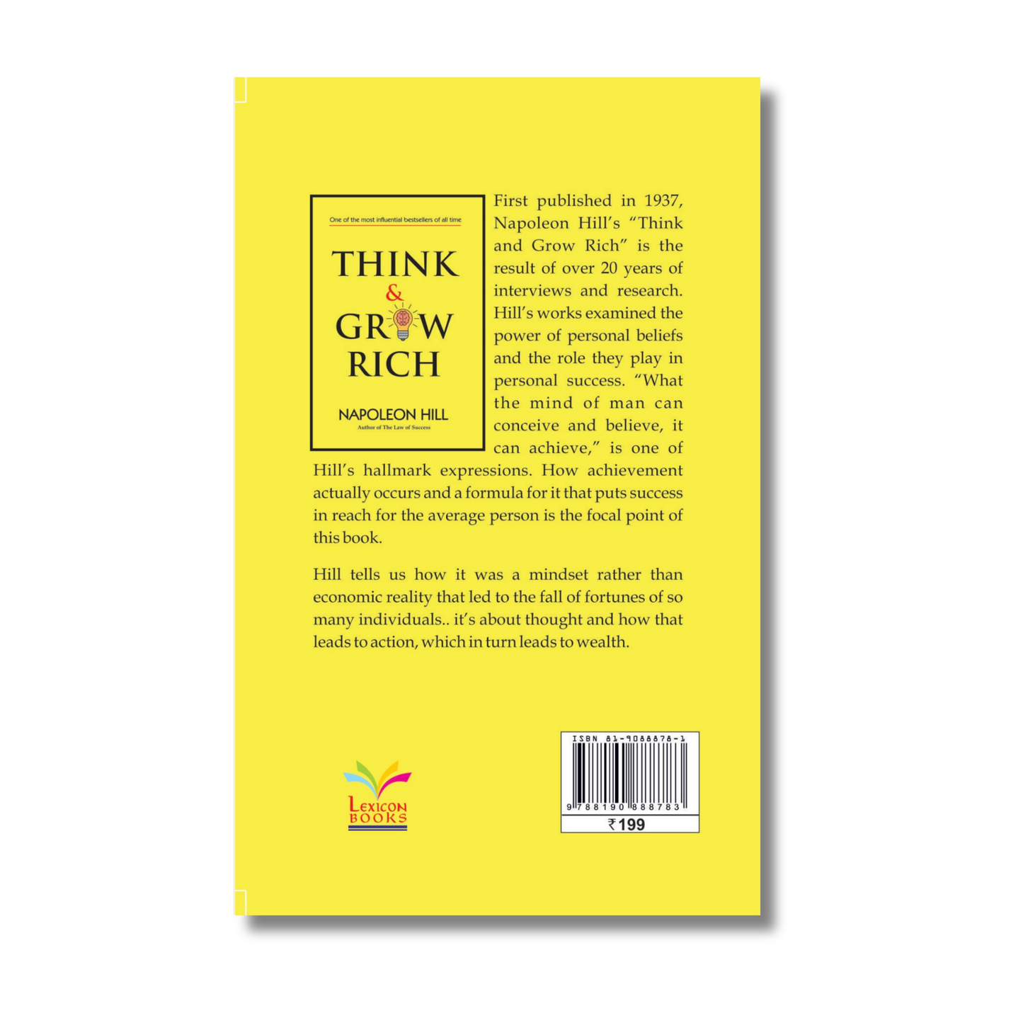 Think and Grow Rich By Napoleon Hill (Paperback)