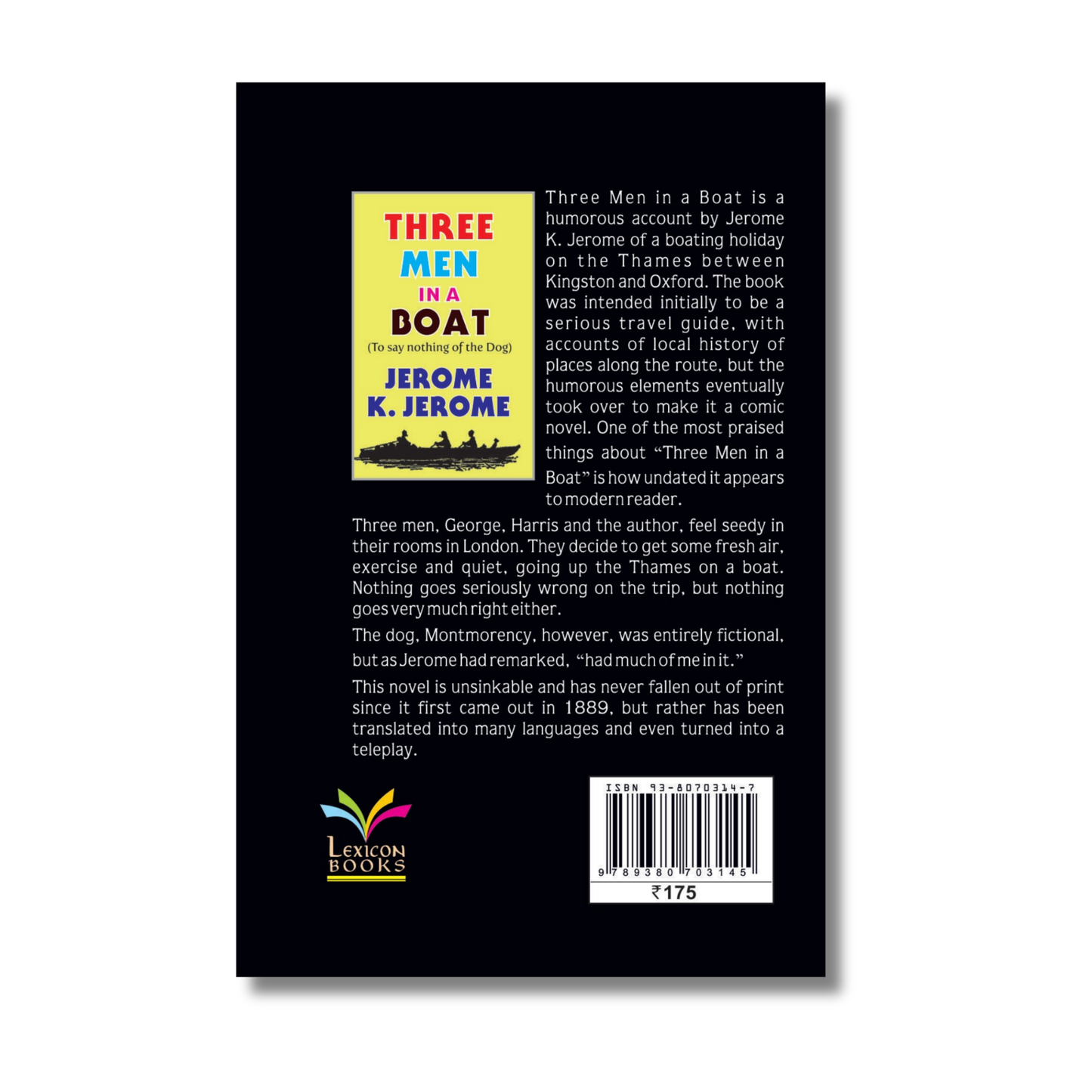 Three Men In A Boat By Jerome K. Jerome (Paperback)