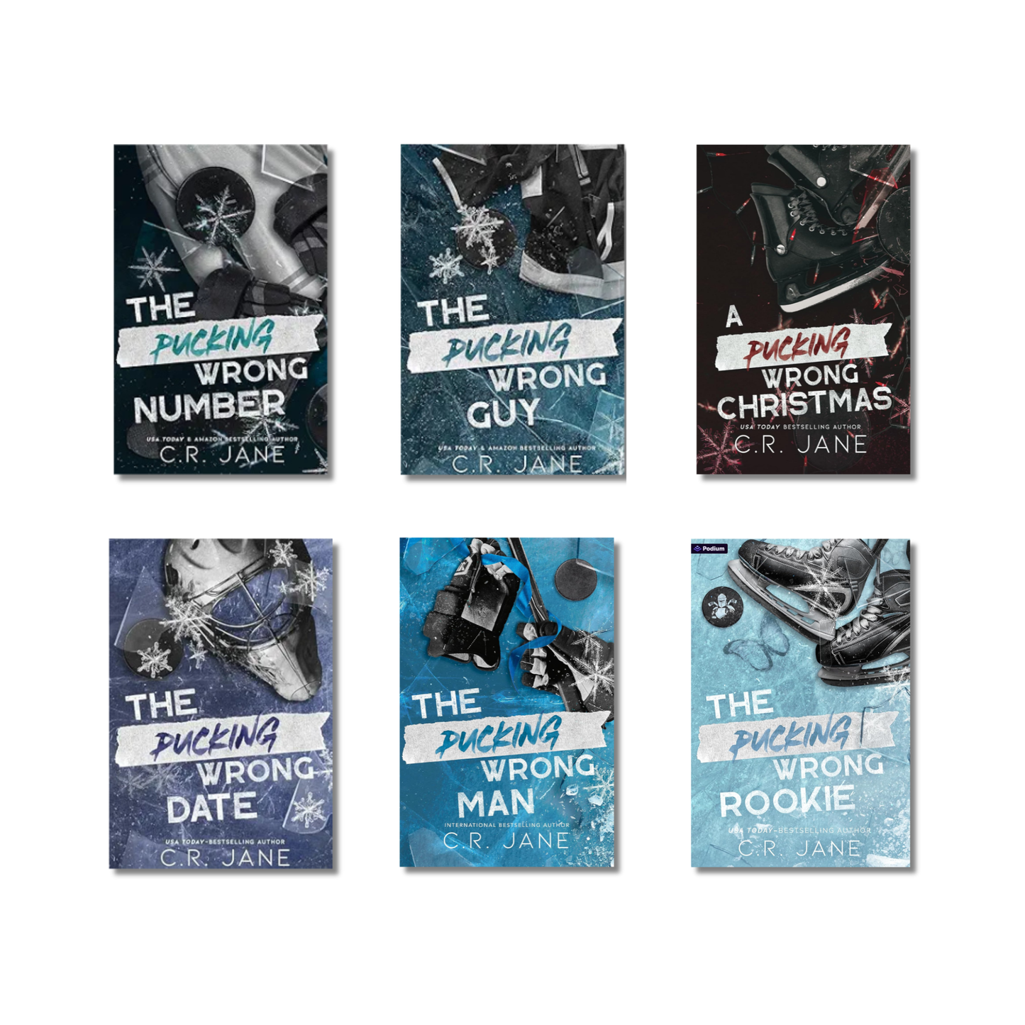(Combo 6 Book) Pucking Wrong Series (Book 1 and 5) By C.R. Jane (Paperback)