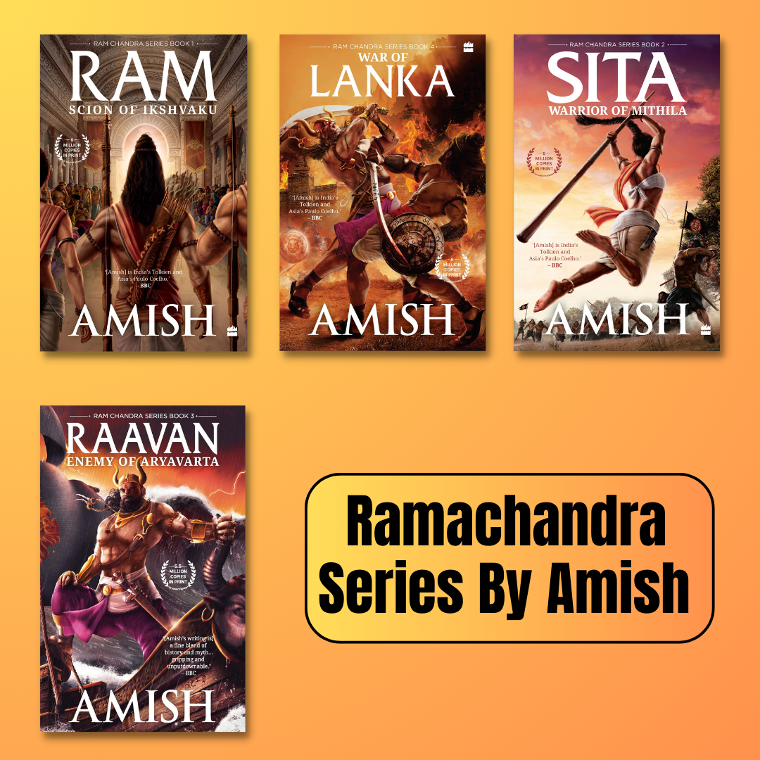 Combo Collection Ramachandra Series by Amish Tripathi (Set Of 4 Books) (Paperback)