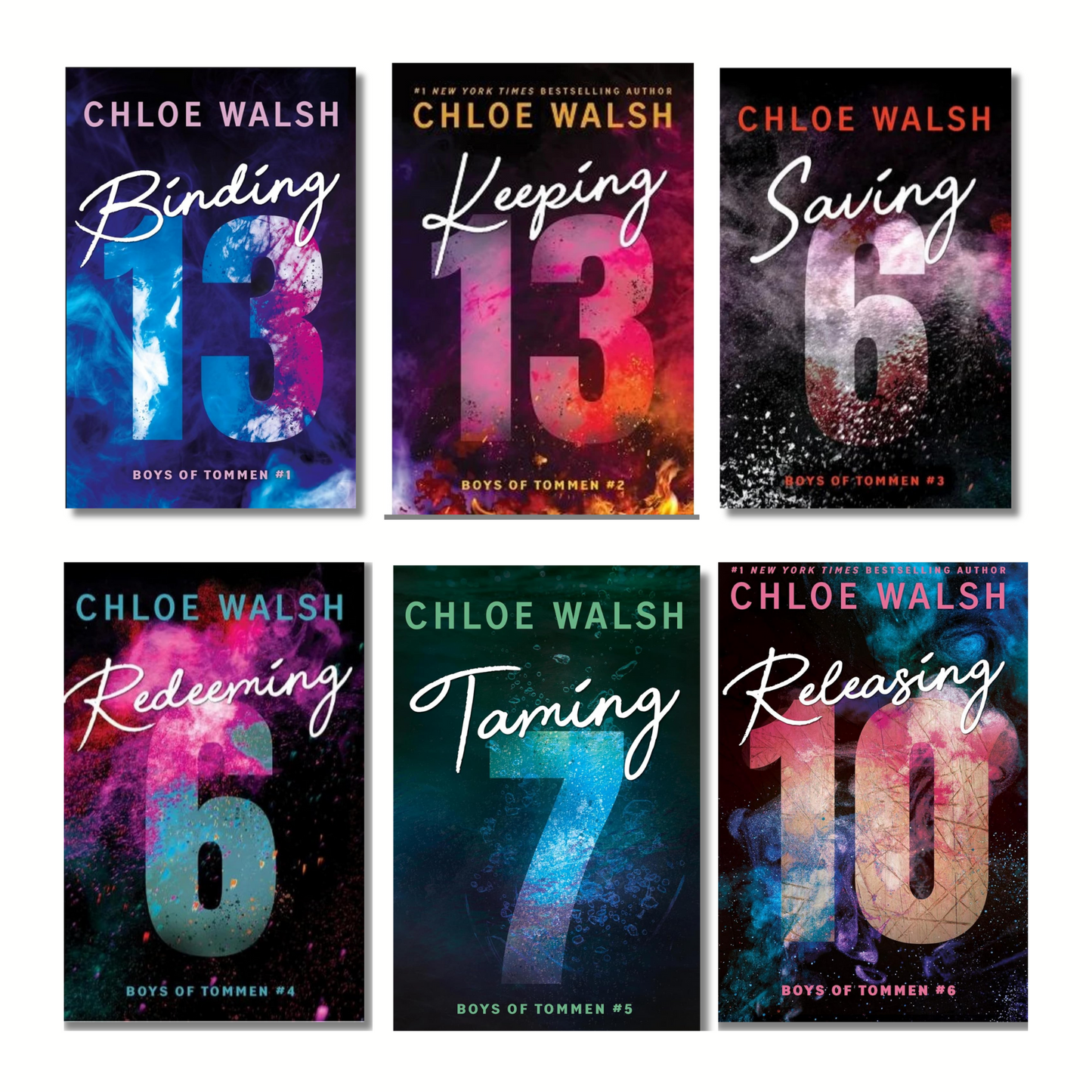 Boys of Tommen Series Walsh combo: (6 Books) By Chloe Walsh (Paperback)