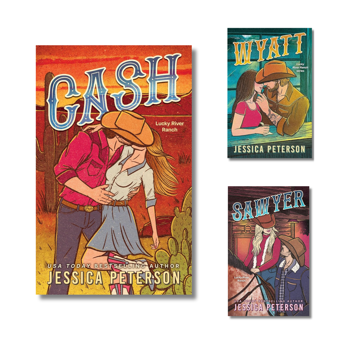 (Combo 3 Book) Lucky River Ranch By Jessica Peterson (Paperback)