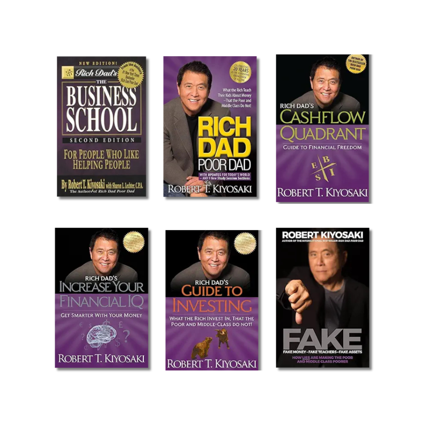 (Combo 6 Book) Robert T Kiyosaki Combo By Robert T. Kiyosaki (Paperback)