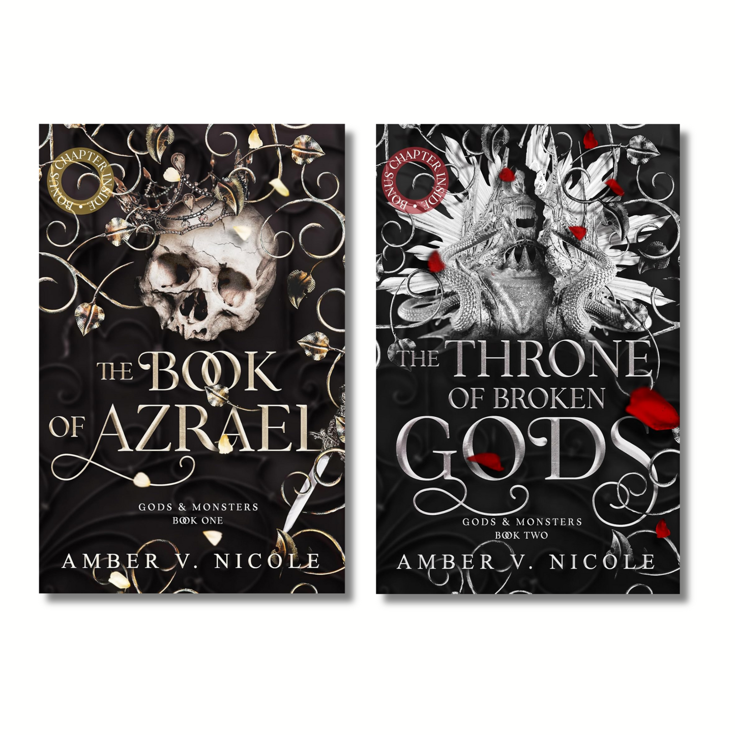 (Combo)The Book of Azrael and The Throne of Broken Gods By Amber Nicole (Paperback)