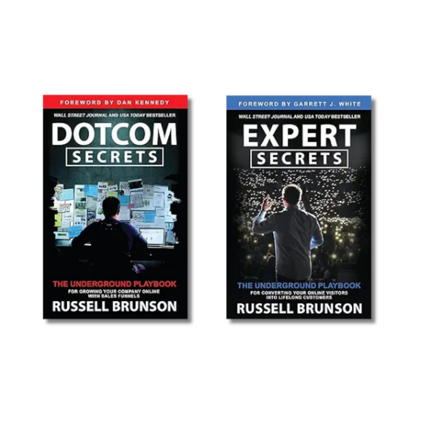 (Combo 2 Book) DotCom Secrets + Expert Secrets By Russell Brunson (Paperback)