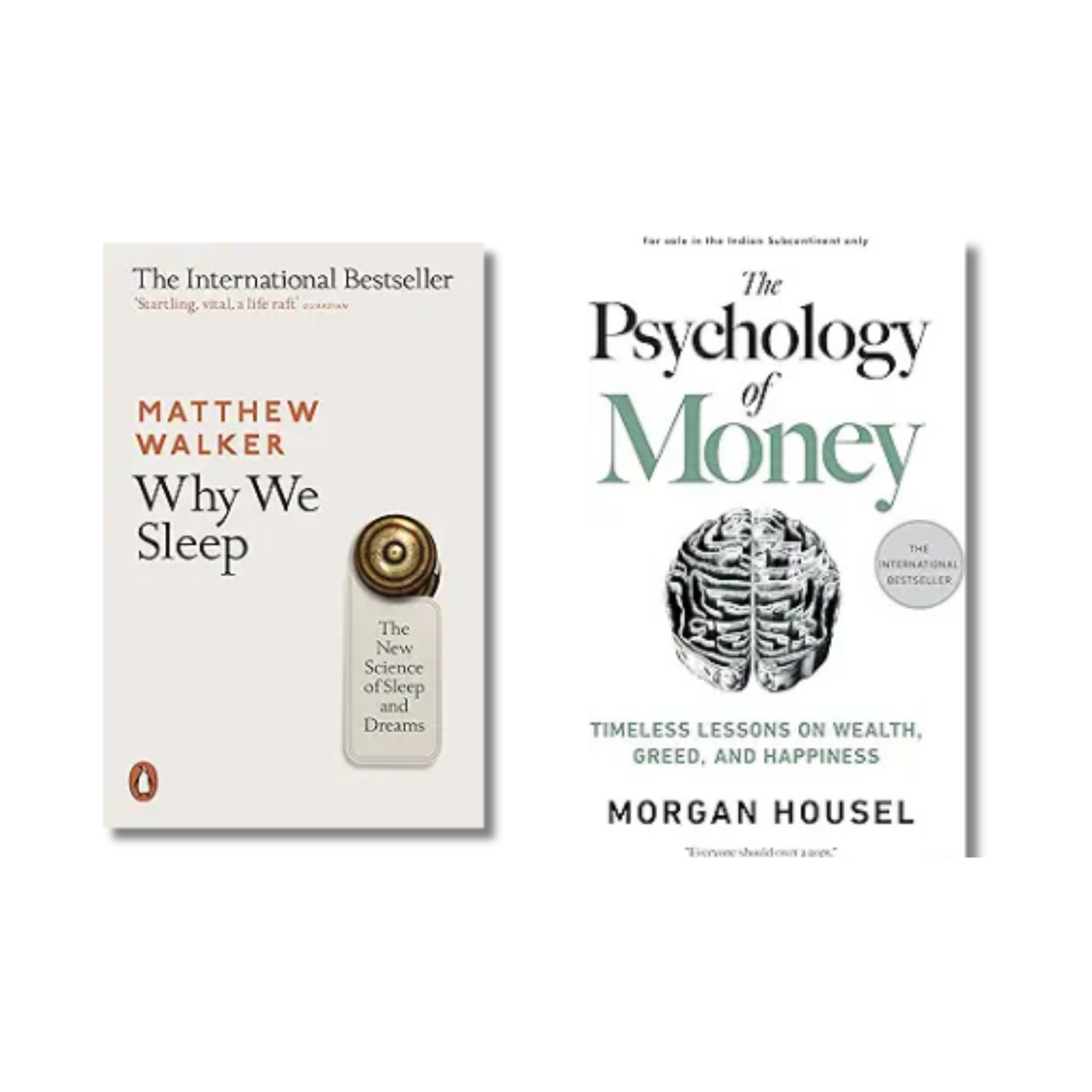 (Combo 2 Book) Why We Sleep + The Psychology of Money (Paperback)