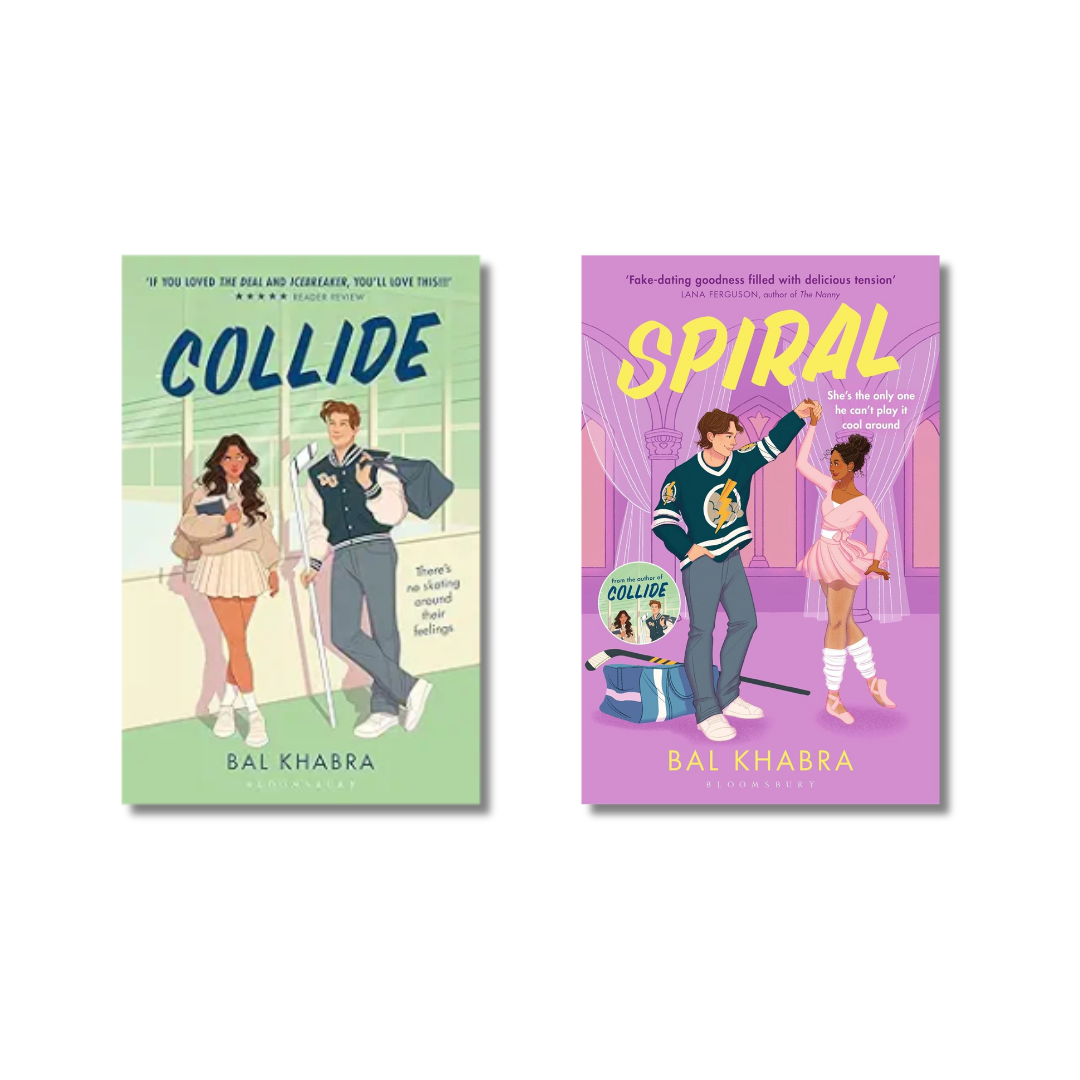 (Combo 2 Books) Collide + Spiral (Off The Ice Series) By Bal Khabra (Paperback)