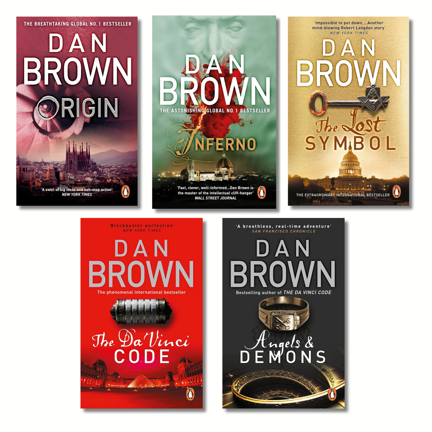 The Robert Langdon Collection By Dan Brown (Paperback)
