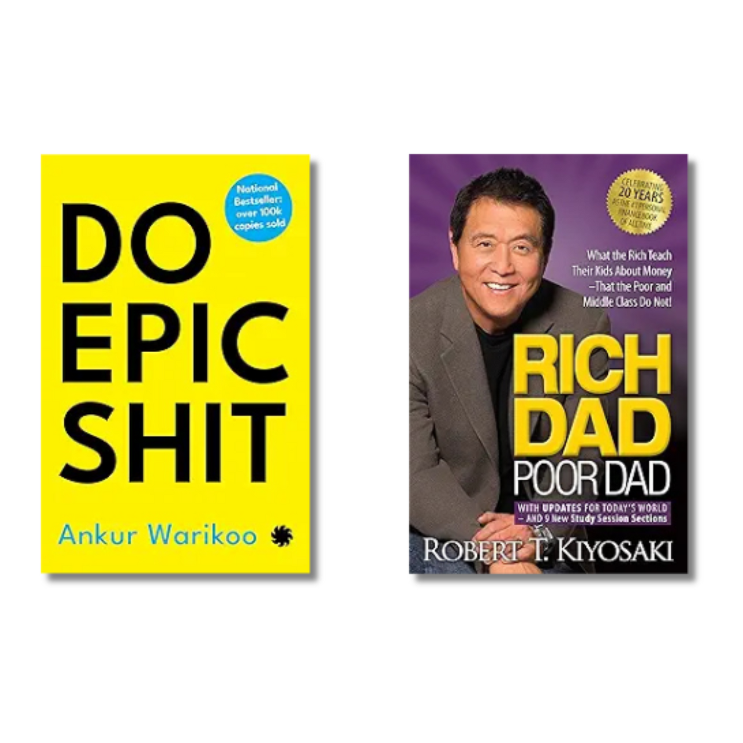 (Combo 2 Book) Rich Dad Poor Dad + Do Epic Shit (Paperback)