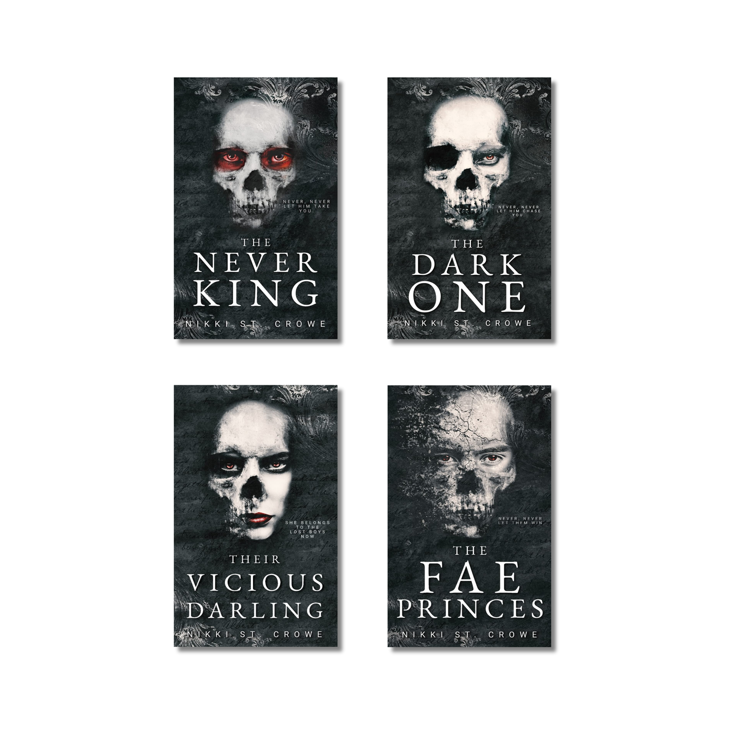 (Combo 4 Books) Vicious Lost Boys Series (Book 1 to 4) By Nikki St. Crowe (Paperback)