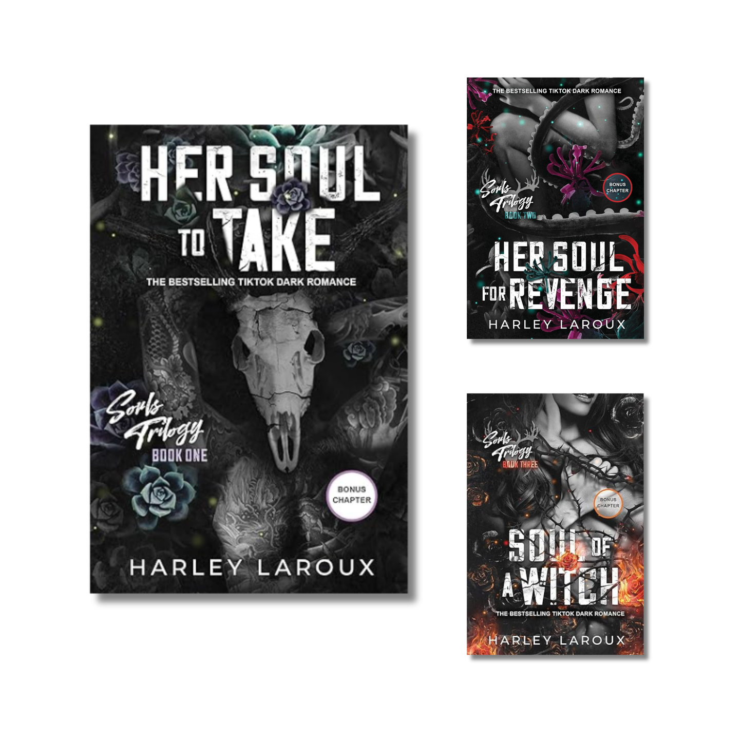 (Combo) Souls Trilogy (Books 1 to 3) By Harley LaRoux (Paperback)