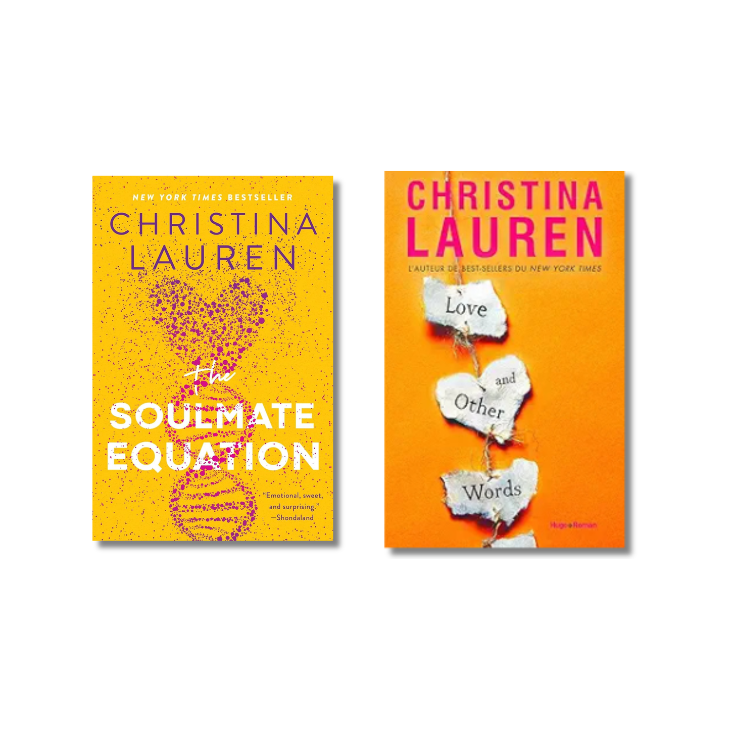 (Combo 2 Books) Soulmate Equation + Love and other words By Christina Lauren (Paperback)