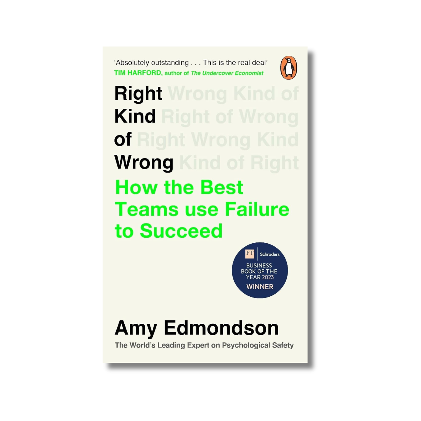 Right Kind of Wrong By Amy C. Edmondson (Paperback)
