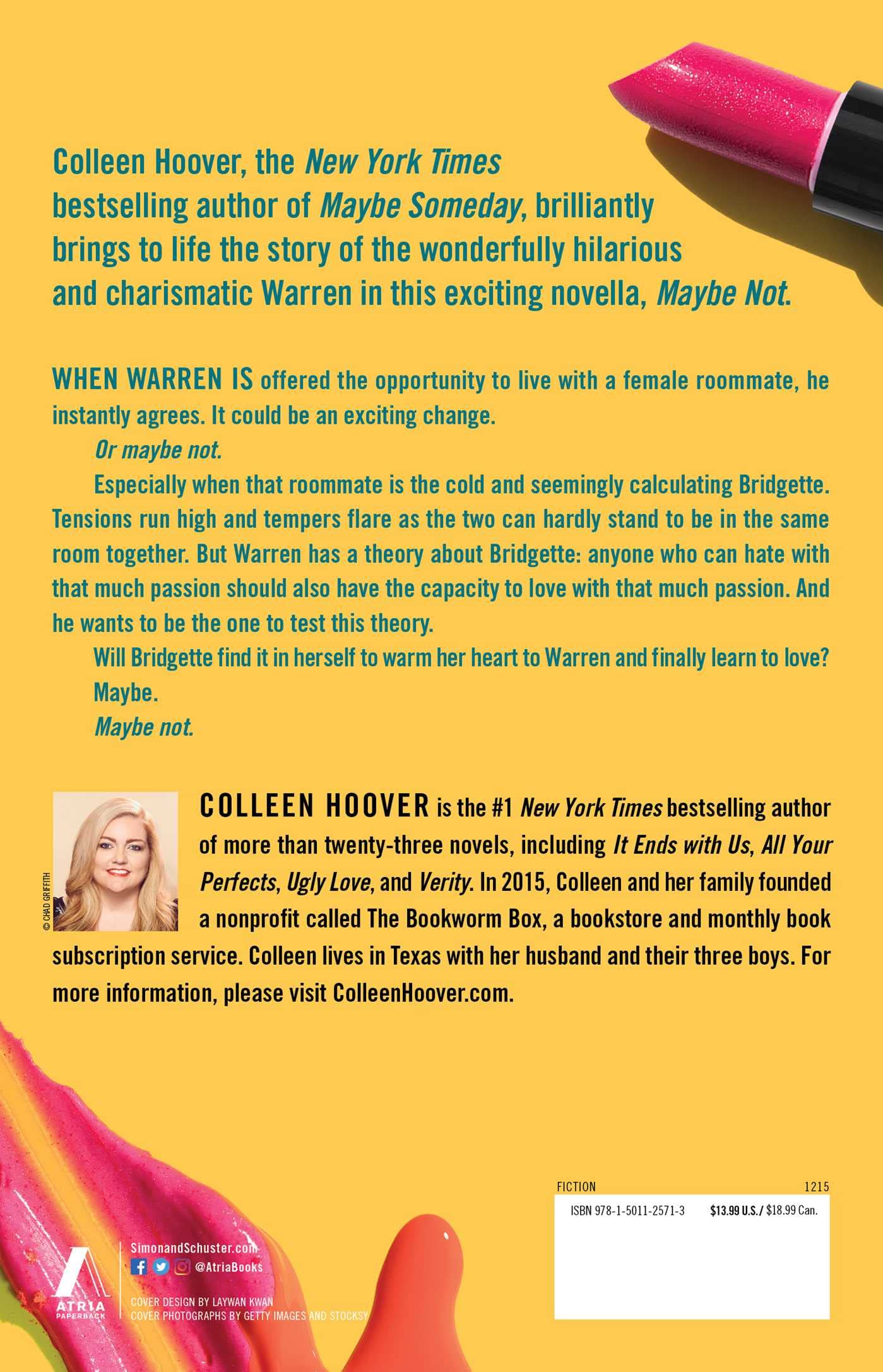 Maybe Not By Colleen Hoover (Paperback)