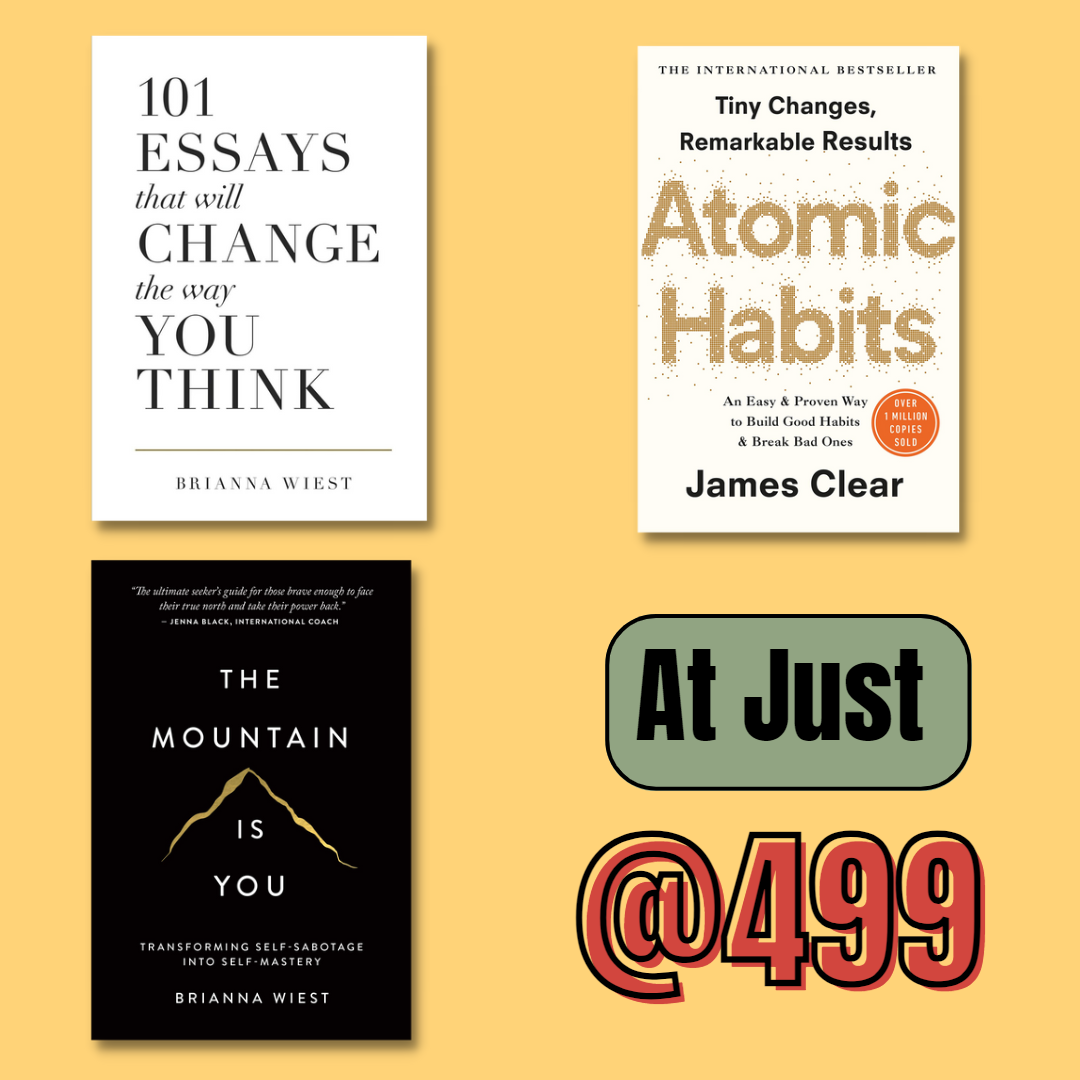 Atomic Habits—Mountain is You—101 Essays (Paperback)