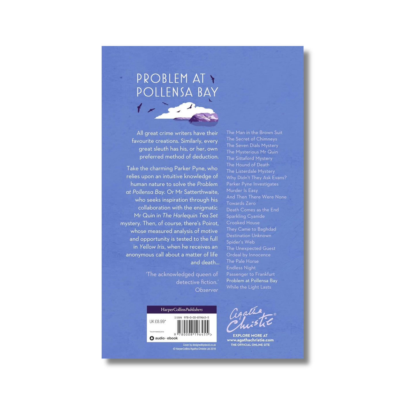 Problem at Pollensa Bay By Agatha Christie (Paperback)