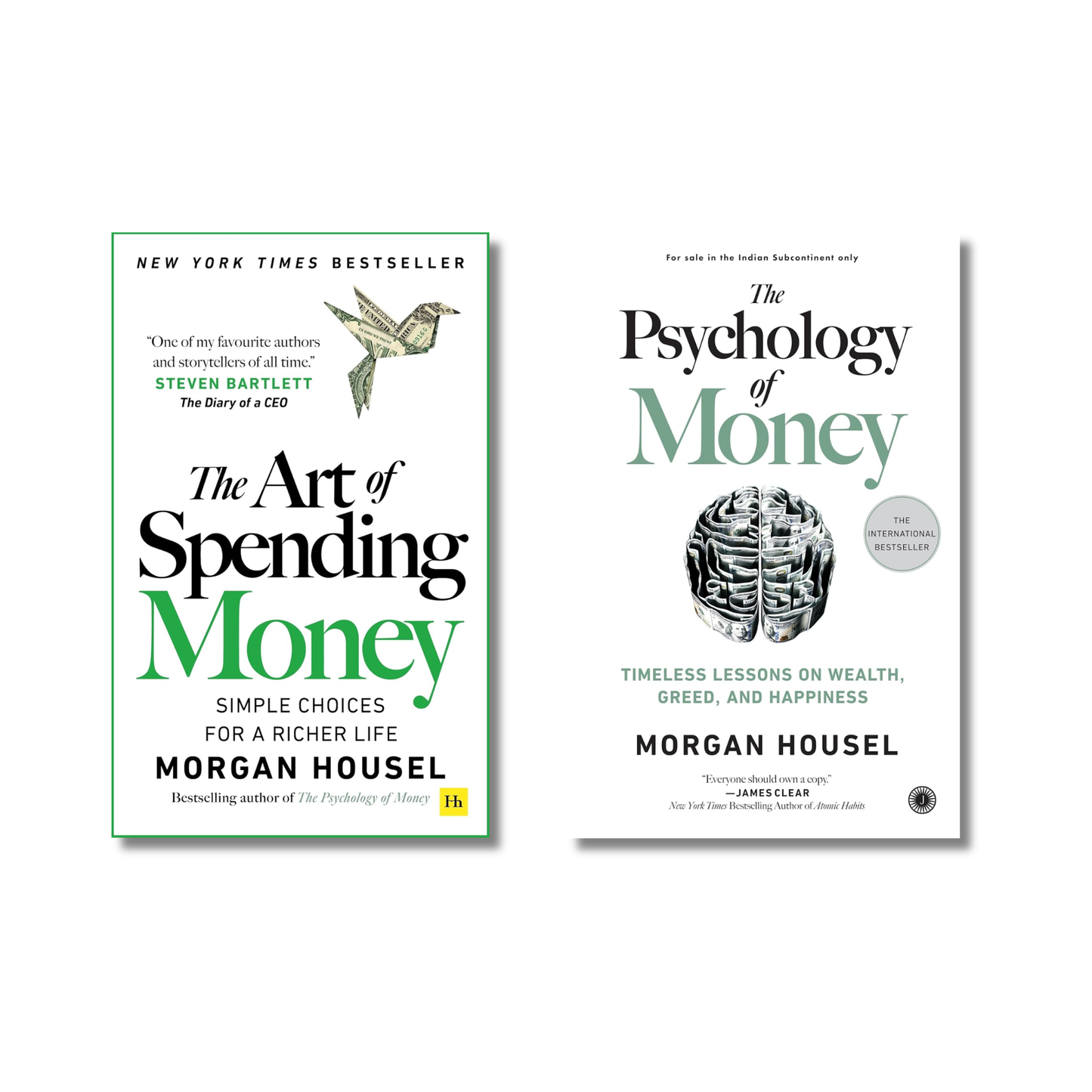 (Combo 2 Books) The Art of Spending Money + The Psychology of Money By Morgan Housel (Paperback)