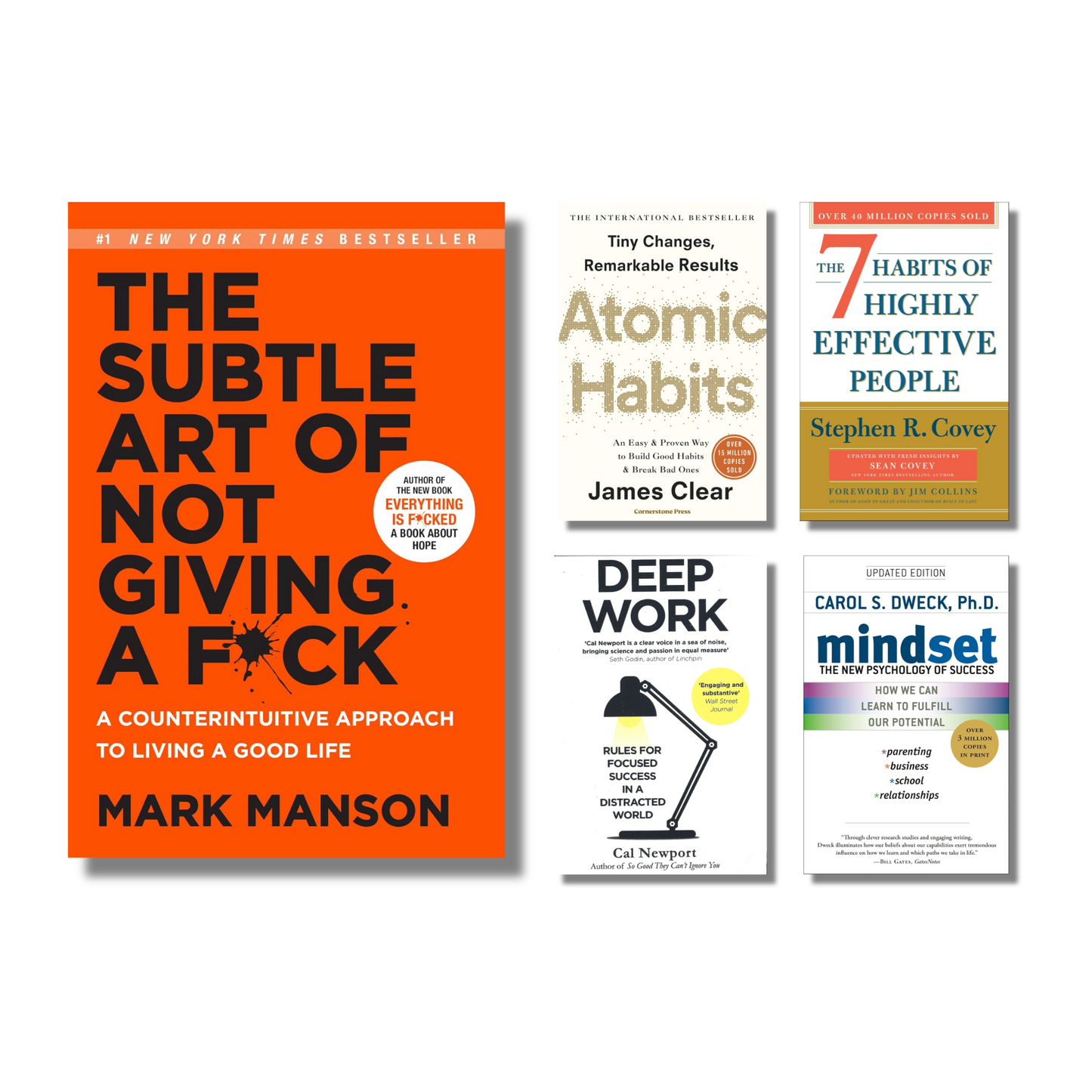 [Combo] Best 5 Self-Help Books (Paperback)
