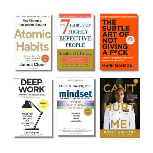 [Combo] 6 Best Self Help Books (Paperback)