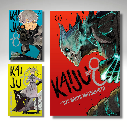 [Combo] Kaiju No 8 Manga Vol-1 3 By Naoya Matsumoto (Paperback)