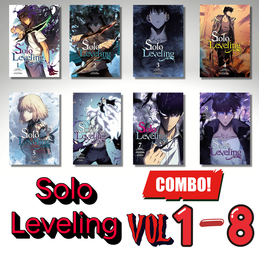 [Combo]  Solo Leveling Vol 1-8 By Chugong (Paperback)