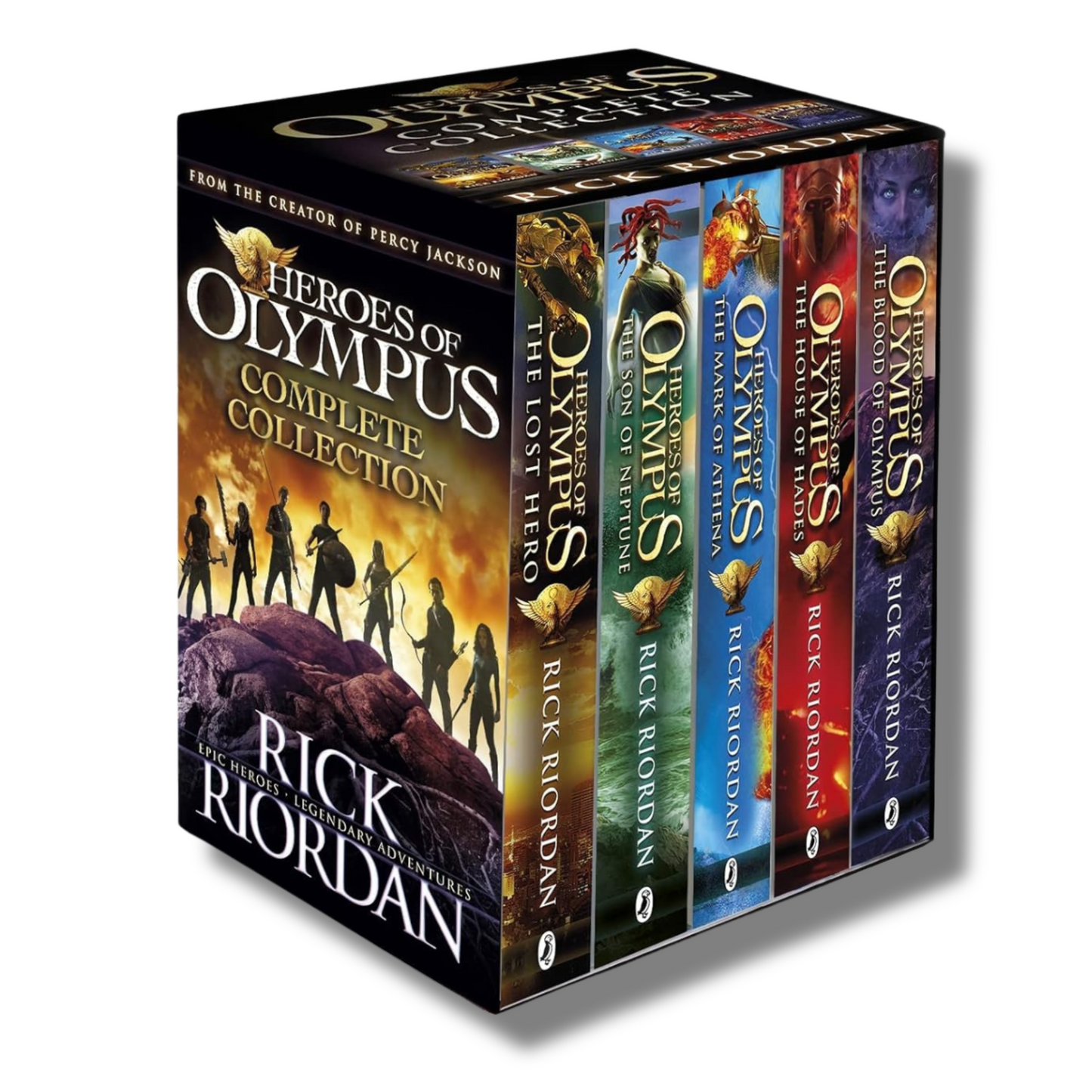 [Boxset] Heroes of Olympus By Rick Riordan (Paperback)