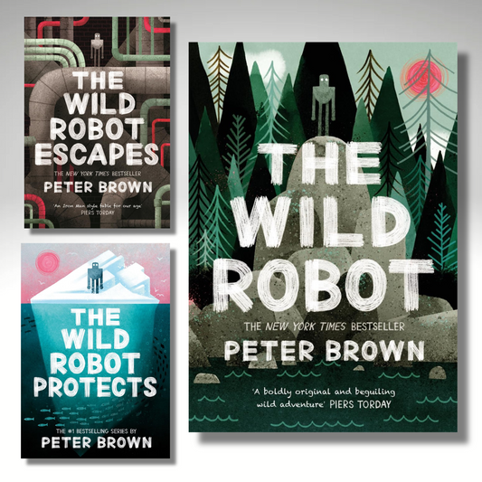 [Combo] The Wild Robot Vol 1-3 By Peter Brown (Paperback)