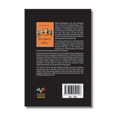 The Comedy of Errors By William Shakespeare (Paperback)