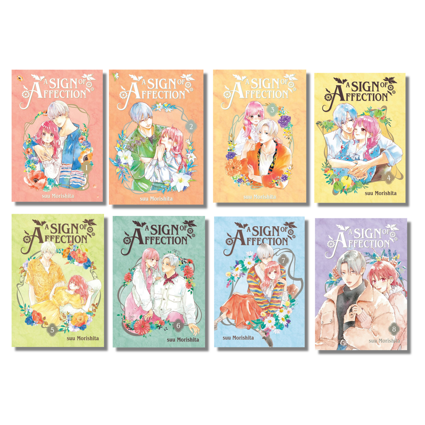 [Combo] A Sign of Affection Vol 1-8 By Suu Morishita (Paperback)
