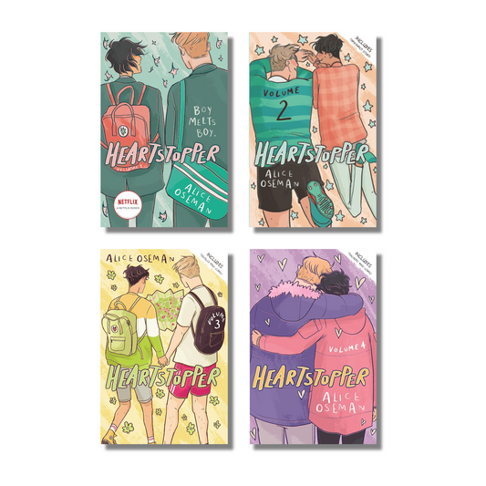 [Combo] Heartstopper Series Volume 1-4 By Alice Oseman (Paperback)