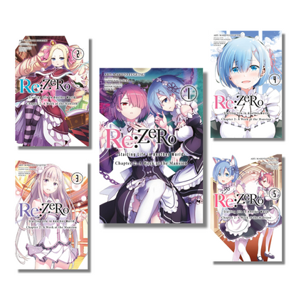[Combo] Re:Zero Starting Life in Another World, Chapter 2: A Week in the Mansion Vol 1-5 (Paperback)