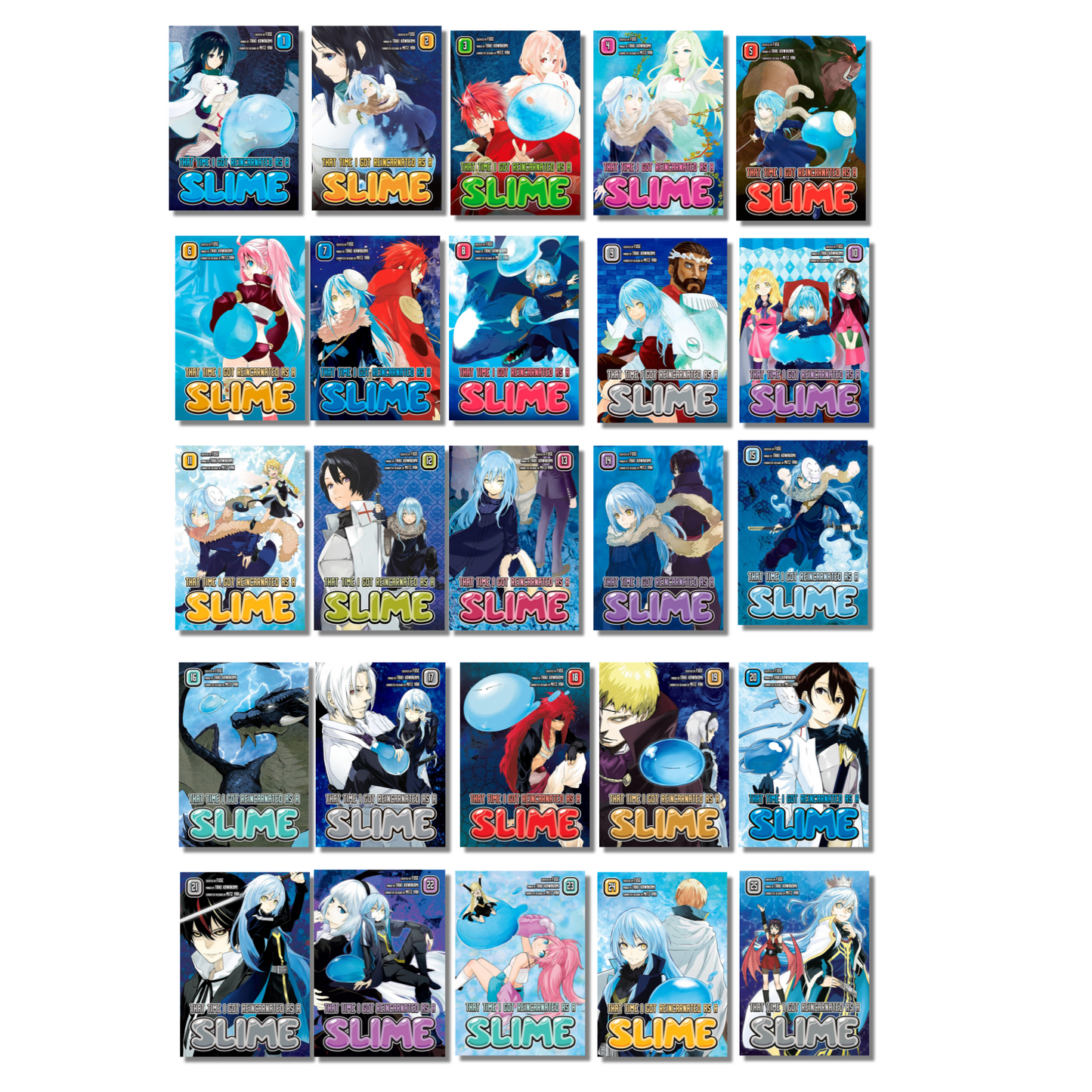 [Combo] That Time I Got Reincarnated As A Slime Volume 1-25  By FUSE (Paperback)