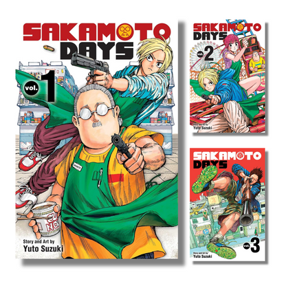 [Combo] Sakamoto days Vol 1-3  By Yuto Suzuki (Paperback)