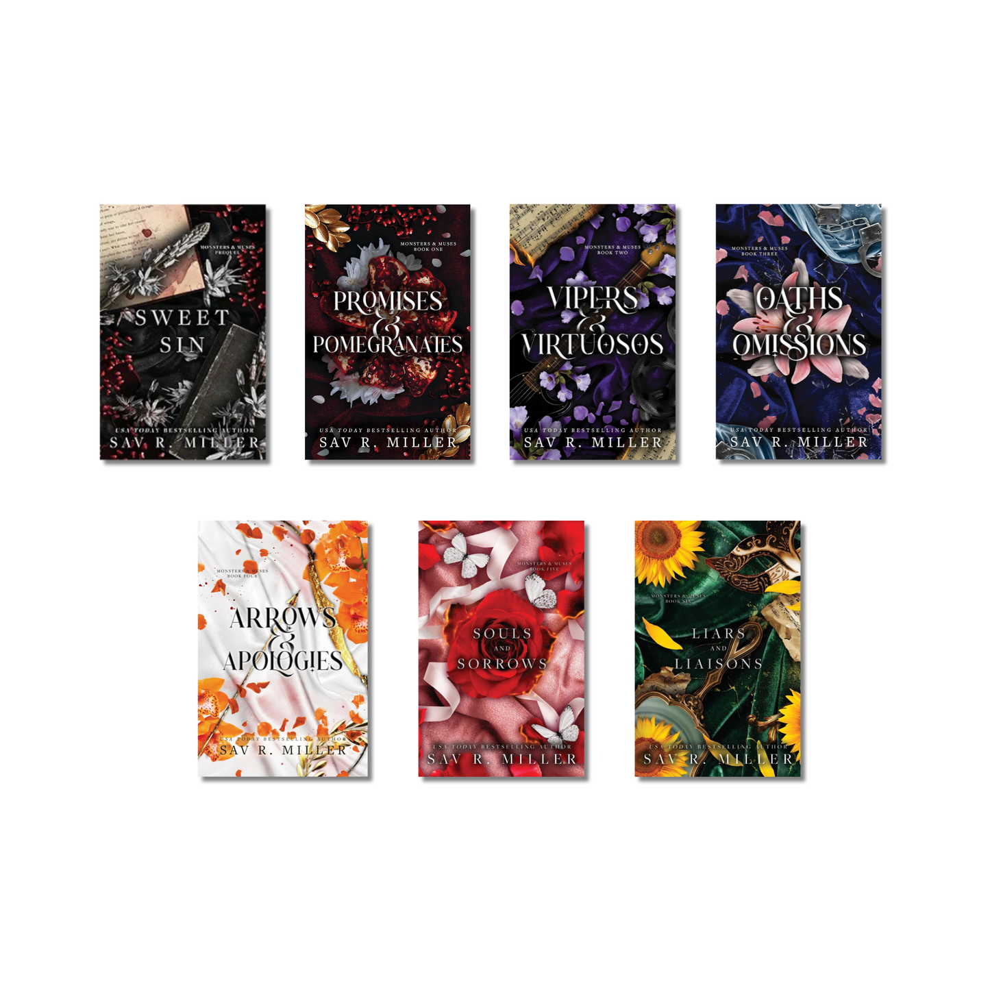(Combo 7 Book) Monsters & Muses (Book 0.5 to 6) By Sav R. Miller (Paperback)