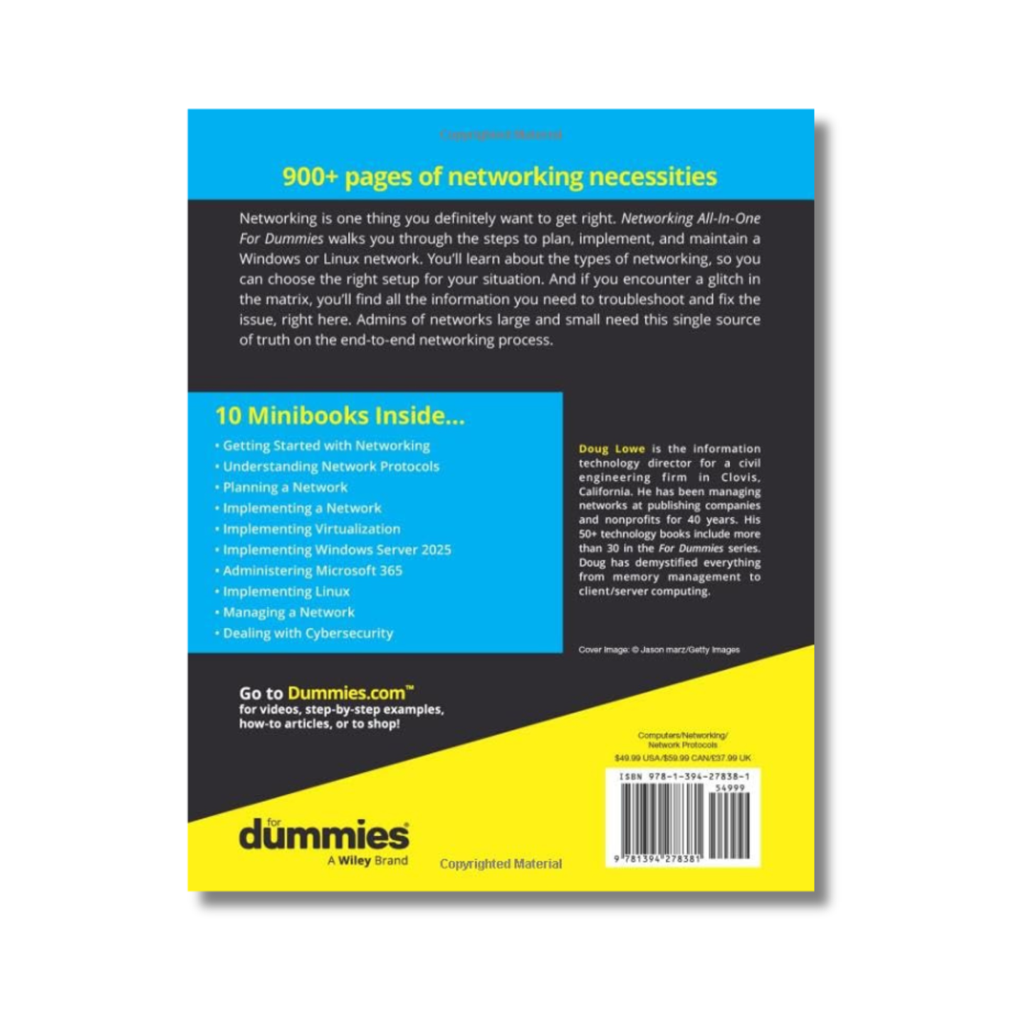 Networking All-in-one for Dummies By Doug Lowe (Paperback)