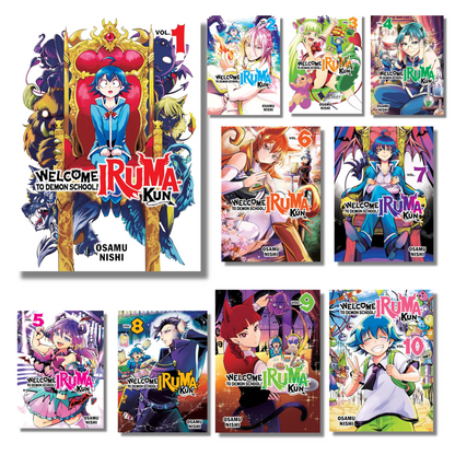 [Combo] Welcome to Demon School! Iruma-kun Vol 1-10 By Osamu Nishi (Paperback)