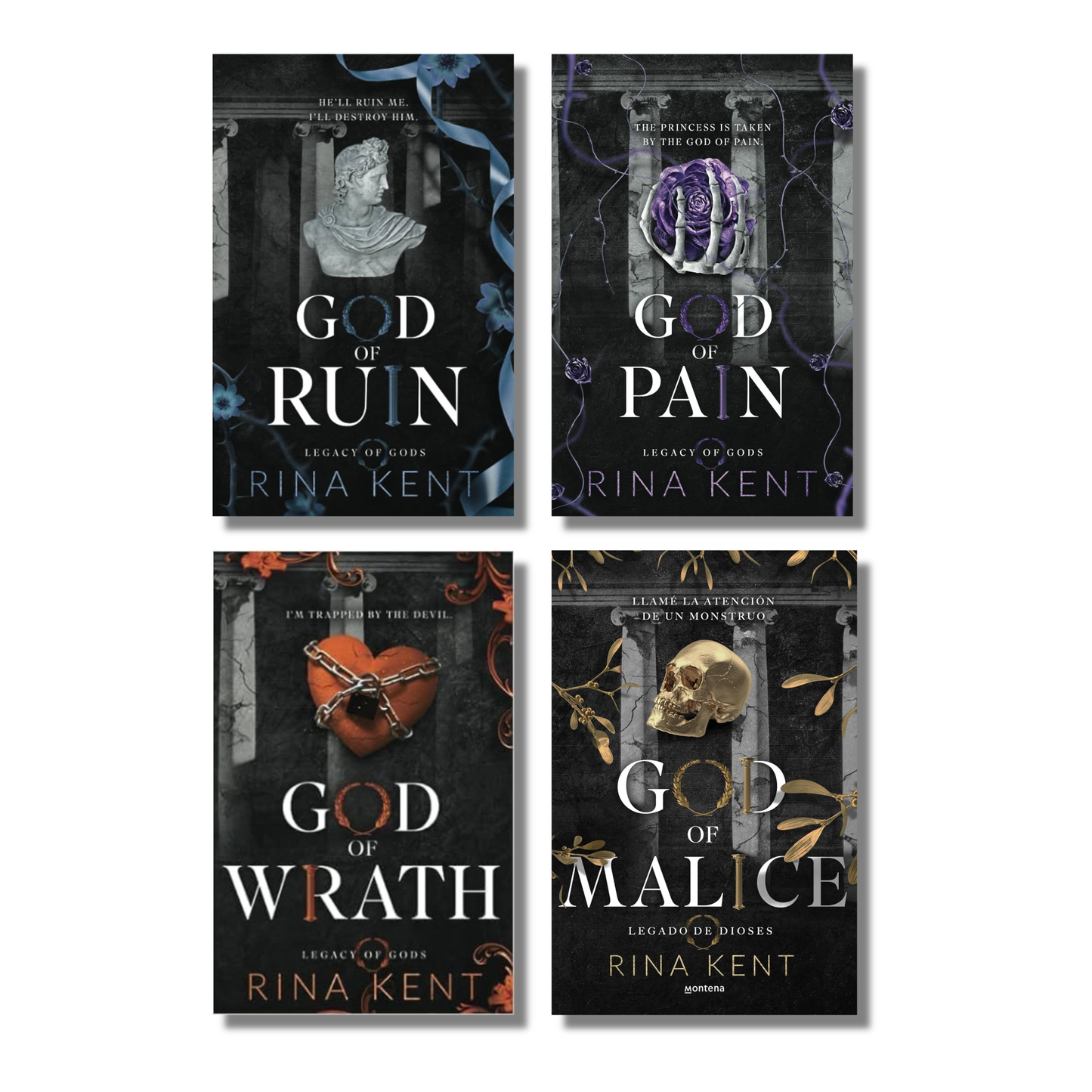 [Combo] Legacy Of Gods: 4 Books By Rina Kent (Paperback)