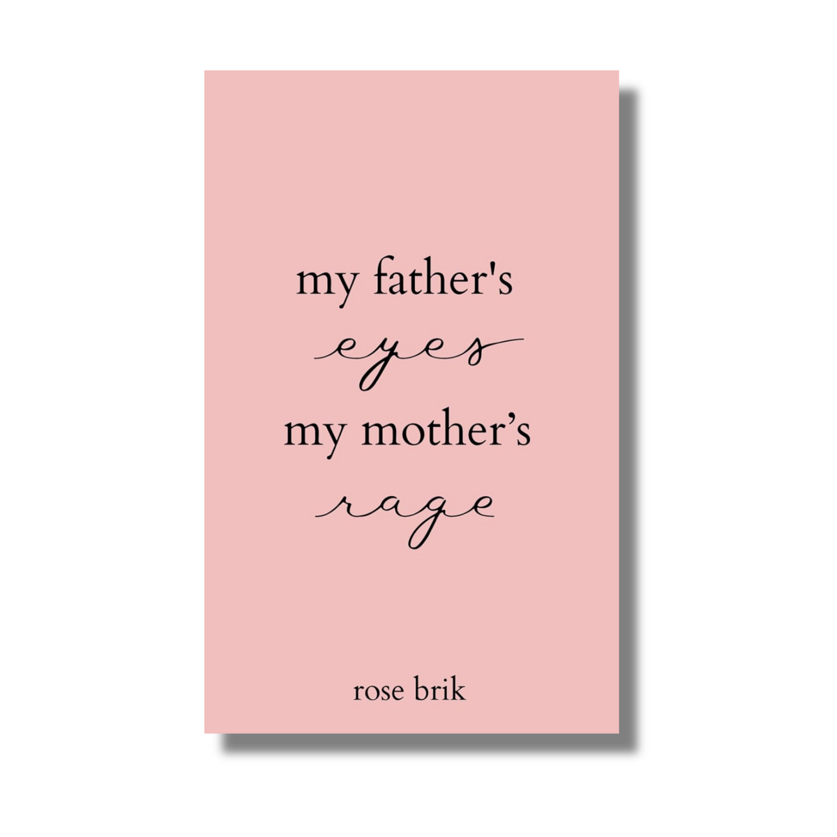 Mom Rage Book My father eyes my mother rage By Rose Brik (Paperback) - Bookishadda ...