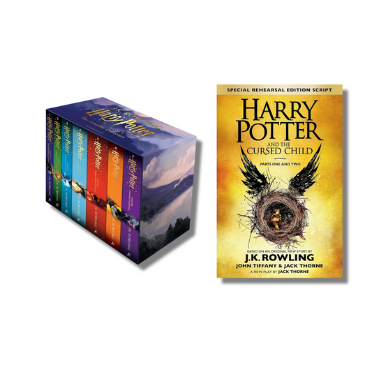 [Combo] Harry Potter: The Complete Saga + The Cursed Child: 8 Books By J.K. Rowling (Paperback)