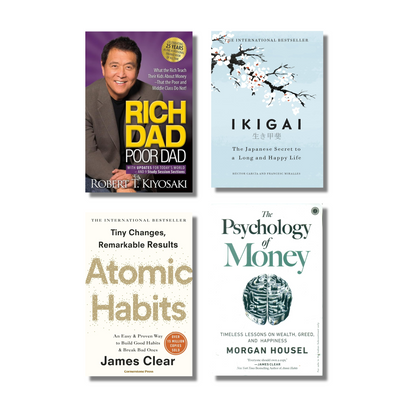 [Combo] Ultimate Financial & Self-Growth Book Set: 4 Books (Paperback)