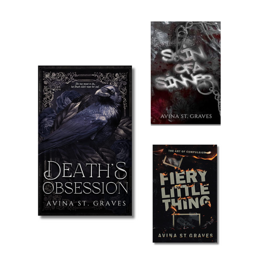 (Combo 3 Books) Death’s Obsession + Skin of a sinner + Fiery Little thing by Avina St Graves (Paperback)