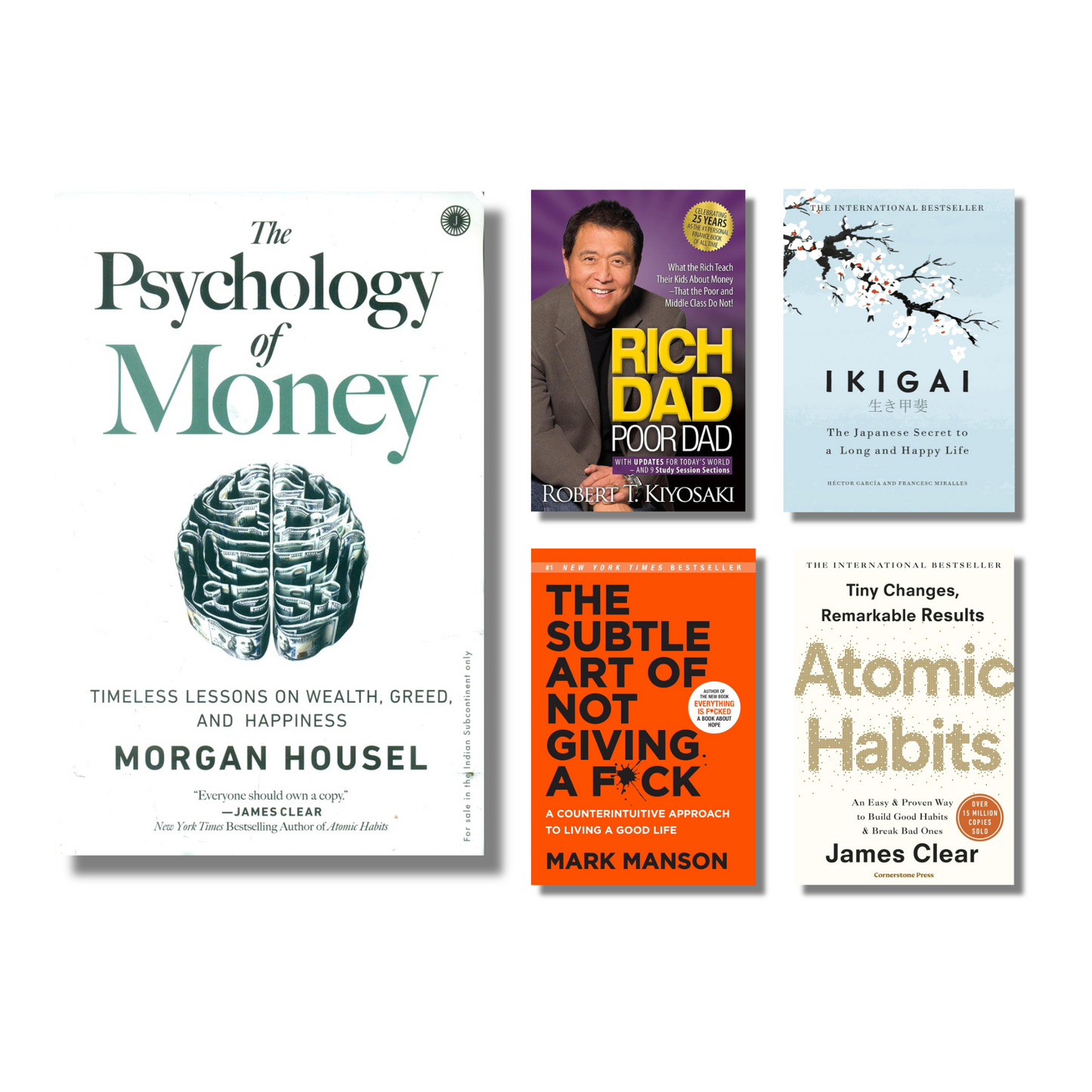 [Combo] Bestselling Personal Development Bundle – 5 Books That Change Lives (Paperback)