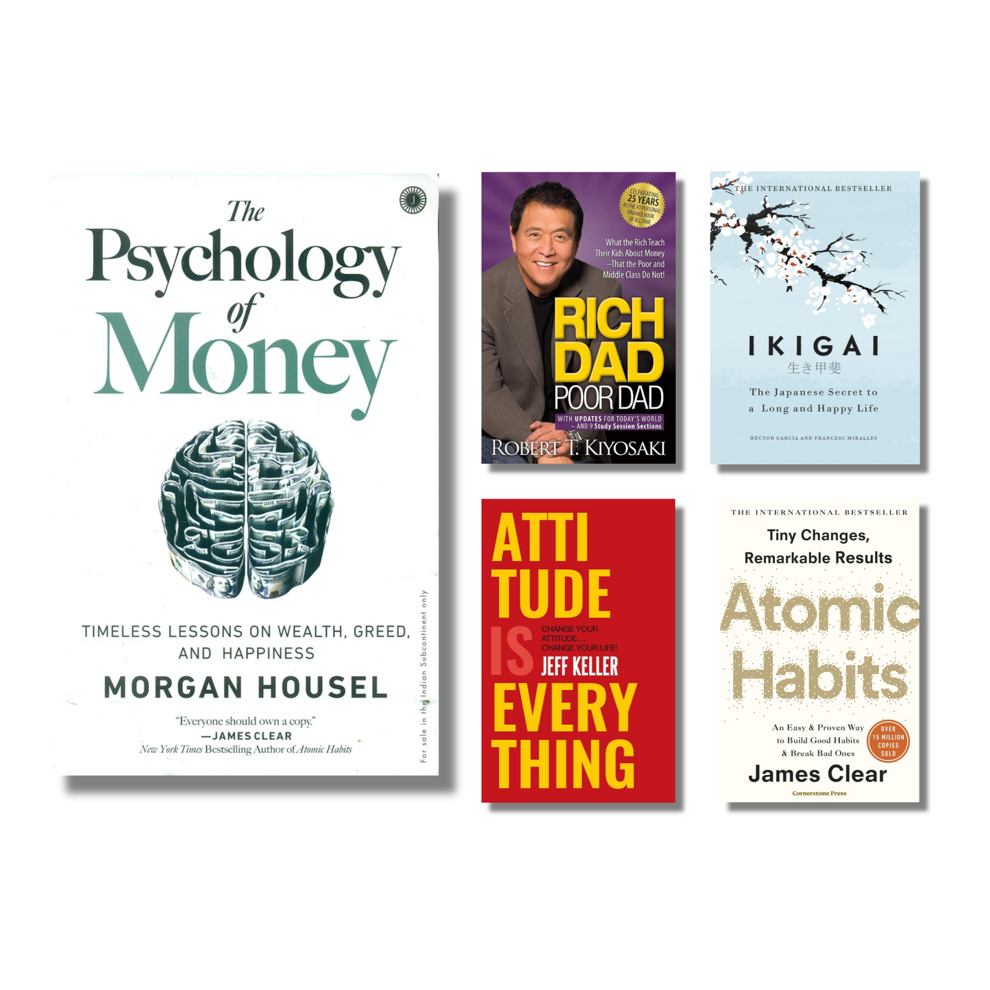 [Combo] 5-in-1 Life-Changing Success & Mindset Book Set (Paperback)