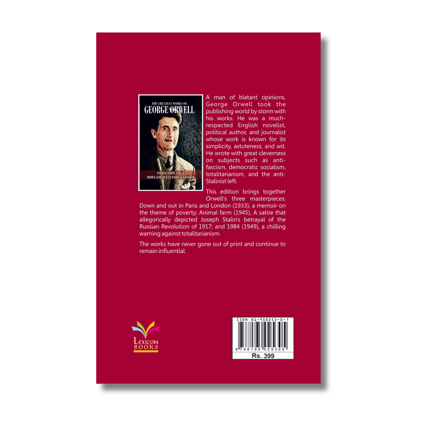 The Greatest Works of George Orwell (Paperback)