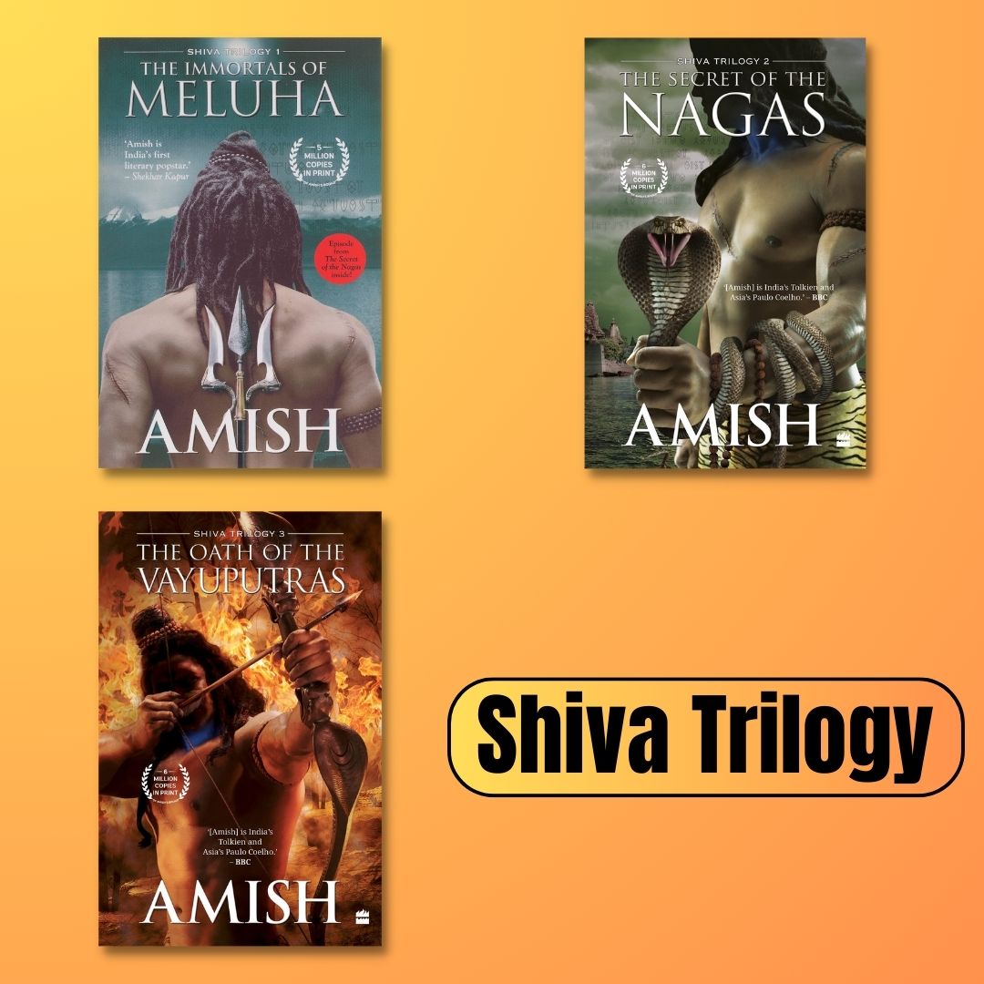 Combo Collection Shiva Triology By Amish Tripathi (Set Of 3 Books) (Paperback)