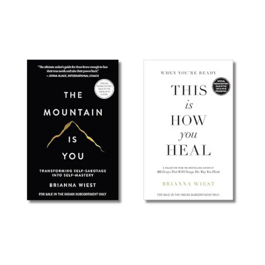 (Combo 2 Book) The Mountain is You + This Is How You Heal By Brianna Wiest (Paperback)