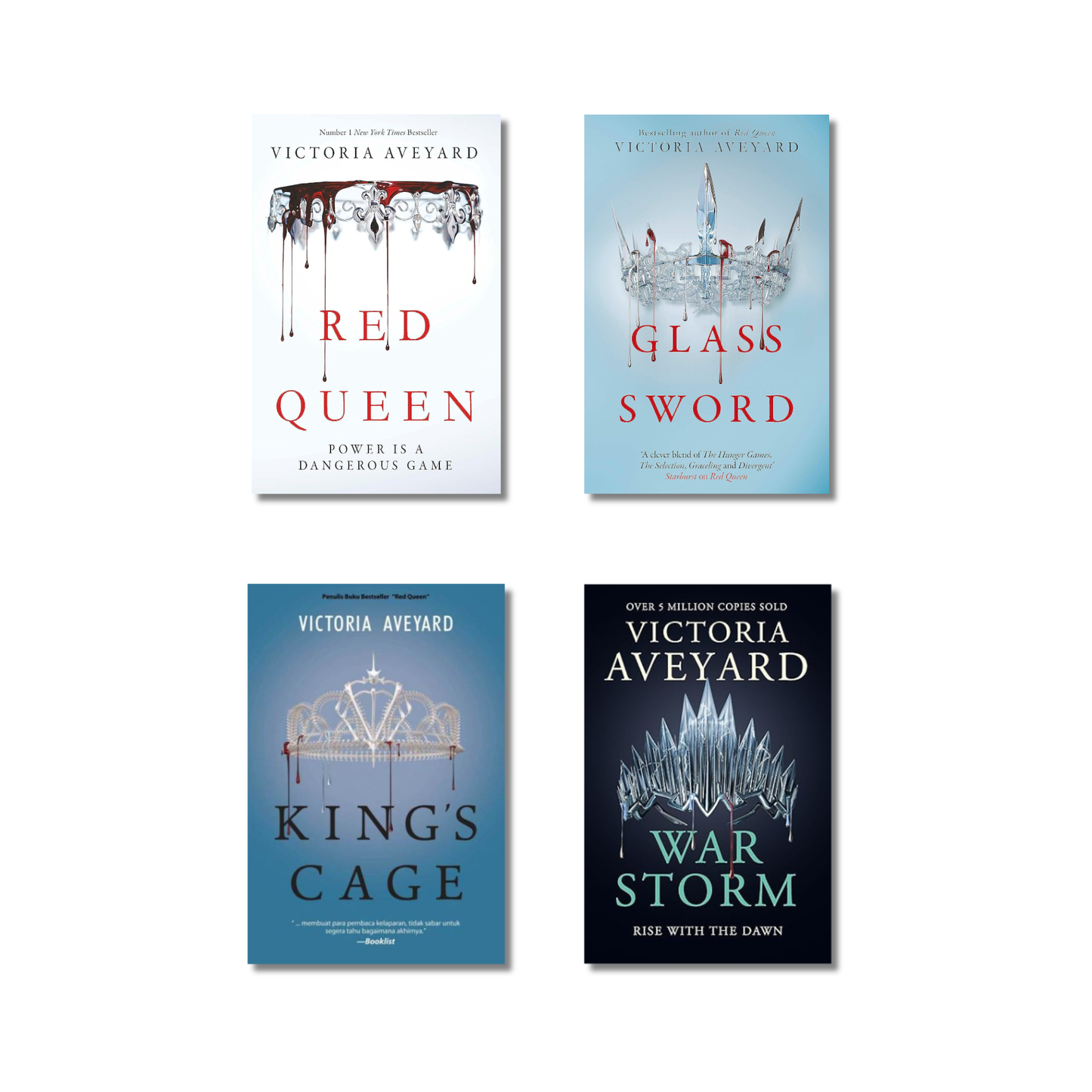 (Combo) Red Queen (Books 1 to 4) By Victoria Aveyard (Paperback)