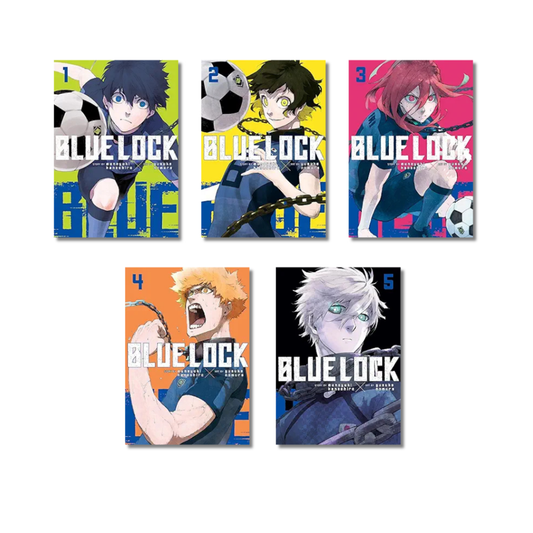 [Combo] Blue Lock Vol. 1 to 5 By Muneyuki Kaneshiro (Paperback)
