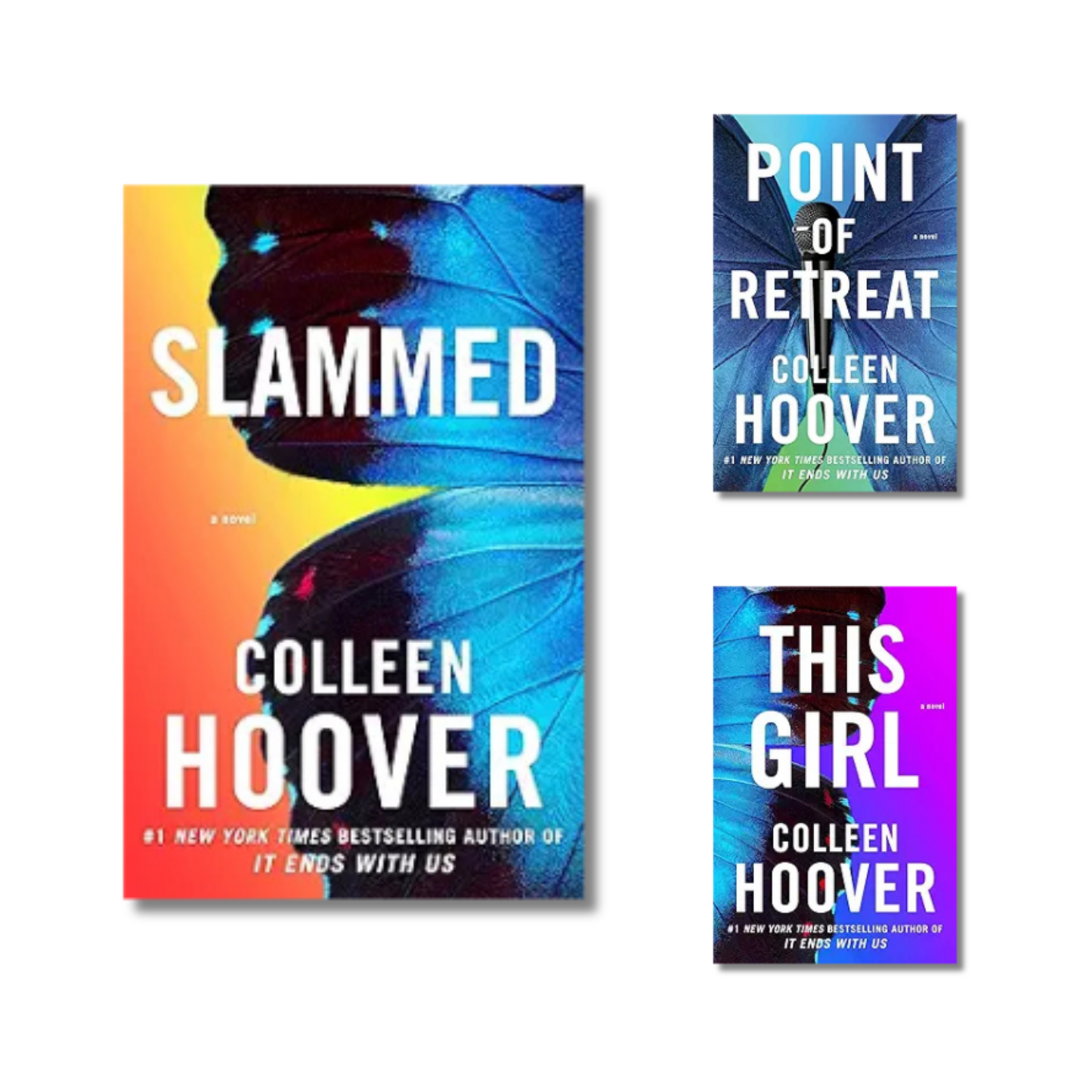 (Combo 3 Book) Slammed + Point of Retreat + This Girl By Colleen Hoover (Paperback)